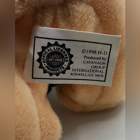 Harley Davidson "Punky” the Pig Bean Bag Plush Animal Toy With Original Tag - Picture 6 of 16